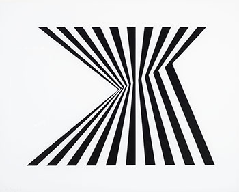 Untitled (Fragment 1) from Fragments by Bridget Riley sold for $22,500