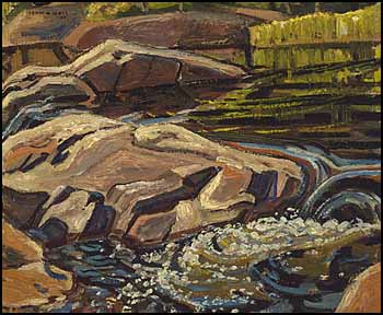 Algonquin Rapids by John Alexander Hall sold for $805