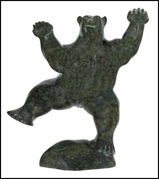 Dancing Bear by Davie Atchealak sold for $5,175