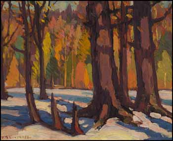 Woods by Frederick Nicholas Loveroff sold for $3,450