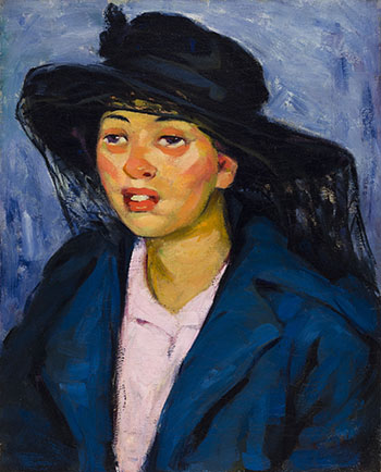 Portrait of a Young Girl by Henrietta Shore sold for $31,250