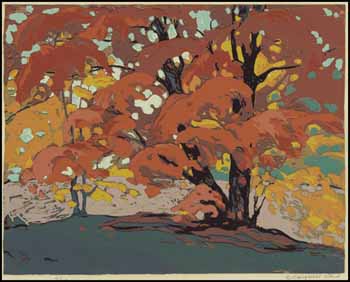 Canadian Autumn by Kathleen Campbell Ward sold for $351