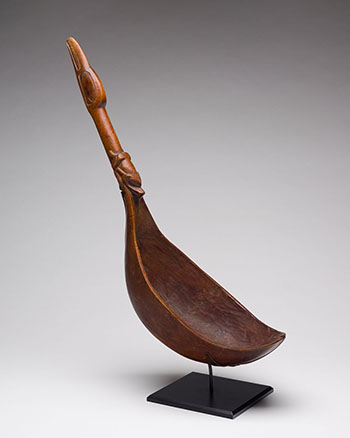 Monumental Gitxsan Feast Ladle by Early Gitxsan Artist sold for $15,000