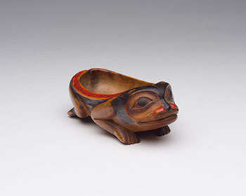 Haida Frog Bowl by Early Haida Artist vendu pour $15,000