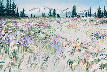 Wildflowers in a Field by Jamie Evrard vendu pour $4,063