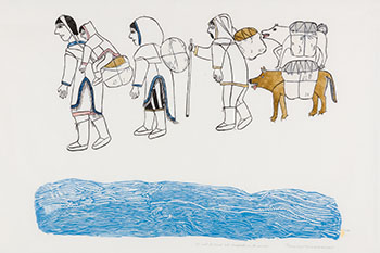 We used to travel with backpacks in the summer by Janet Kigusiuq vendu pour $438