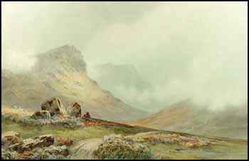 Highland Landscape by Charles E. Hannaford sold for $1,955