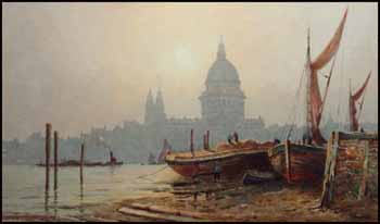 St. Paul's Cathedral by Charles E. Hannaford sold for $1,150