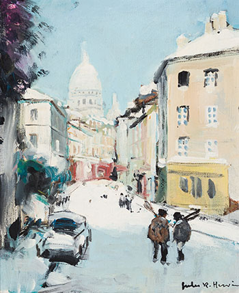 Montmartre by Jules-René Hervé sold for $2,000
