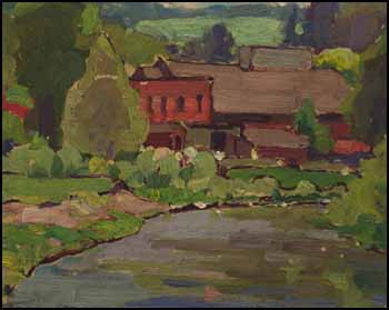The Old Mill ~ Near Sherbrooke by Frederick Nicholas Loveroff sold for $4,313