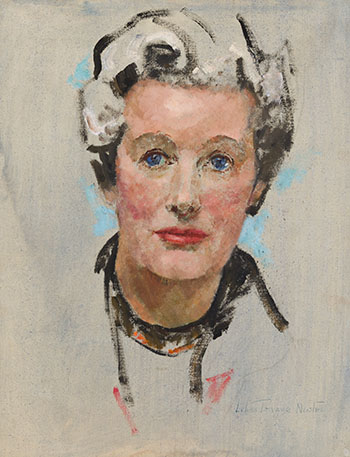 Portrait de Mme William McKie by Lilias Torrance Newton vendu pour $3,750