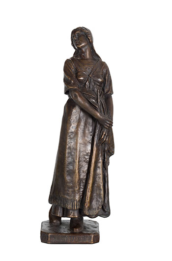 Évangéline by Louis-Philippe Hébert vendu pour $2,813