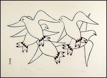 Birds in Flight by Mary Pudlat (Samuellie) sold for $819