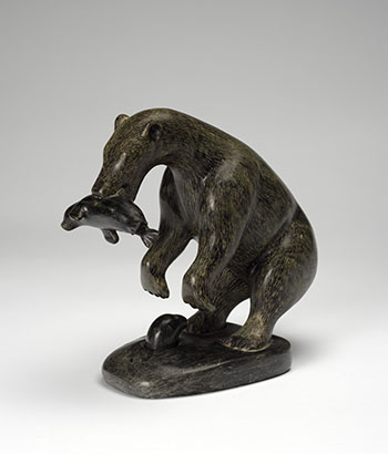 Bear Eating Seal by Bob Barnabas vendu pour $563