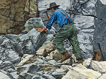 The Prospector by Donald Houston Curley vendu pour $3,750