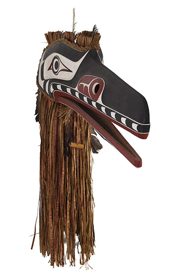 Long Raven Hamatsa Mask by Calvin Hunt vendu pour $2,813