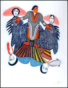 People and Grailings by Marion Tuu'luuq sold for $575