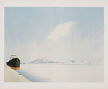 Hearn Plant, Toronto Harbour by Kim Ondaatje sold for $750