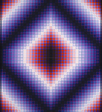 Mekka by Victor Vasarely sold for $25,000