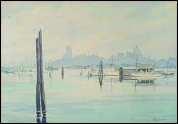 Vancouver Harbour by Harry Ernest Jones sold for $345