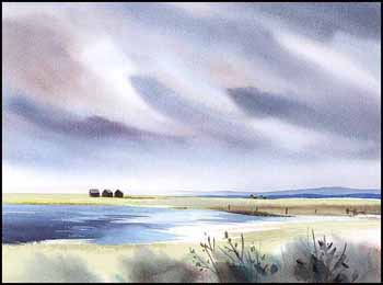Prairie Landscape (01074/2013-1968) by John Herreilers sold for $188