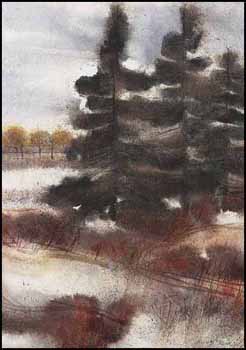 Trees in Landscape (01566/2013-2461) by James Steeves vendu pour $108
