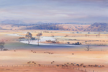 Snowy River Flats by Kenneth William David Jack sold for $250