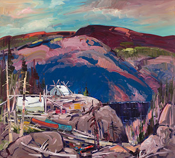 Campement, Rivière Manicouagan by Bruno Cote