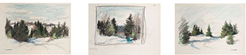 Three Drawings by Frederick Simpson Coburn