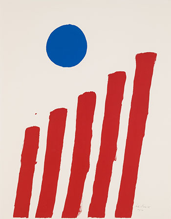 Red Stripes New York by Jack Hamilton Bush