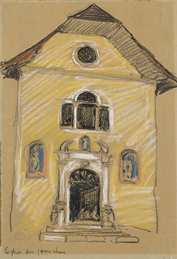 Église des Houches, Haute Savoie by Clarence Alphonse Gagnon