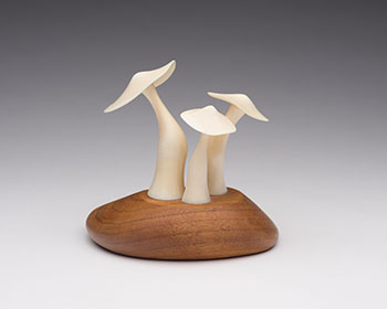 Three Mushrooms by Robert Dow Reid