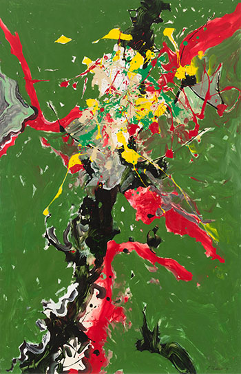 Flowering Bush Series by Jack Leonard Shadbolt