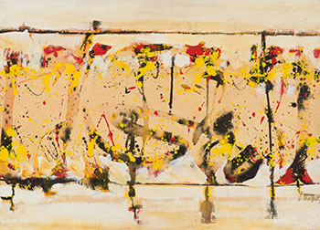 Spring Garden Calligraphy by Jack Leonard Shadbolt