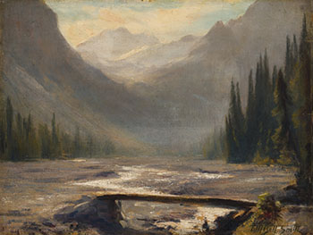 Rocky Mountains (Lake Louise) by Frederic Marlett Bell-Smith