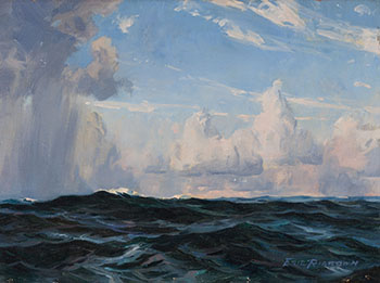 Blue Skies over Choppy Seas par John Eric Benson Riordon