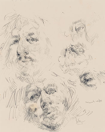 Self Portrait Study by Arthur Shilling