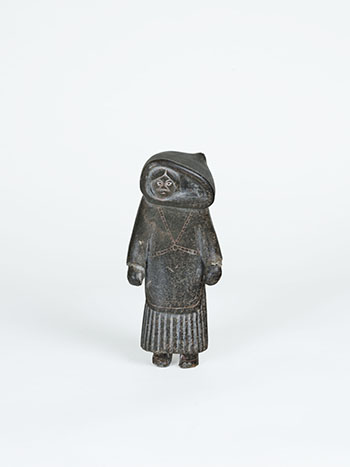 Hooded Figure by Unidentified Inuit Artist