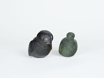 Two Inuit Sculptures by Unidentified Inuit Artist