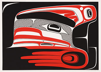 T-Silii-AA-Lis, Raven Finned Killer Whale by Robert Charles Davidson