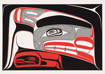 Wolf Inside it's Own Foot by Robert Charles Davidson