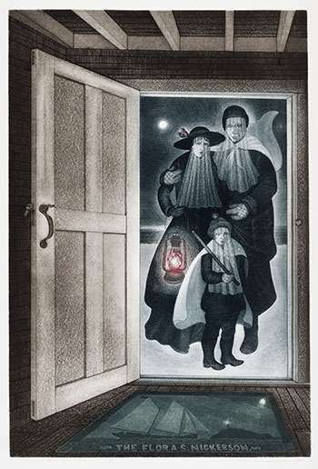 Mummer Family at the Door par David Lloyd Blackwood