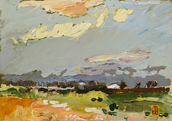 One Bright Yellow Cloud by Bobbie Burgers