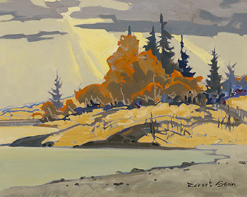 Break with Orange by Robert Genn