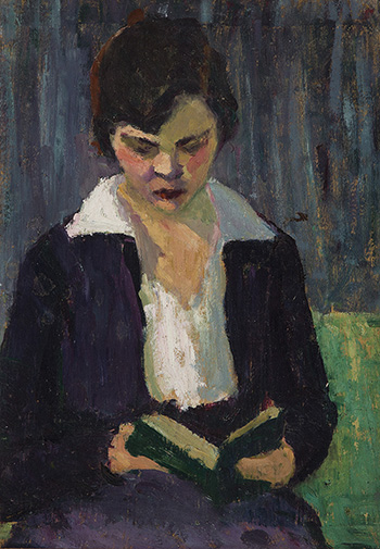 Girl Reading / Study of a Woman by Efa Prudence Heward