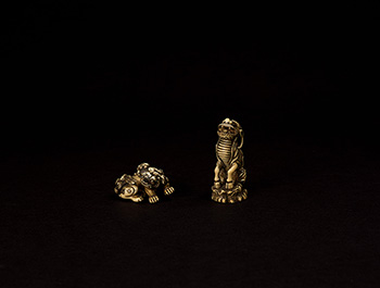 Two Japanese Ivory Carved Netsuke, 18th/19th Century by  Japanese Art
