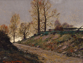 Road to the Valley - November by Frank Hans (Franz) Johnston