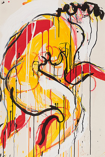 Nude Yellow by Norman Bluhm