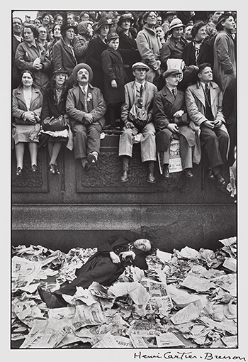 King George VI's Coronation, London, 1937 by Henri Cartier-Bresson