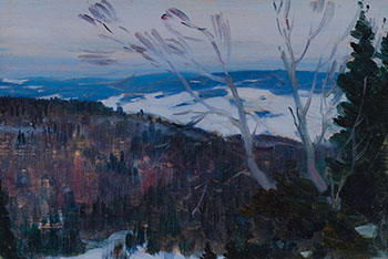 Hills of Baie St. Paul by Clarence Alphonse Gagnon